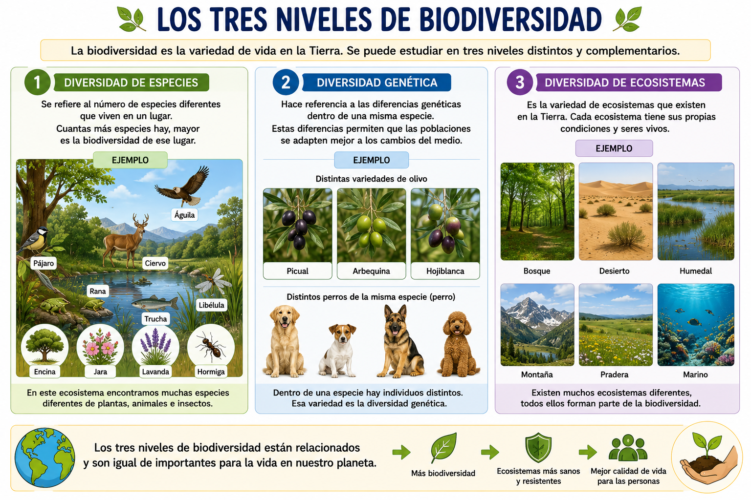 La biodiversidad en la Tierra